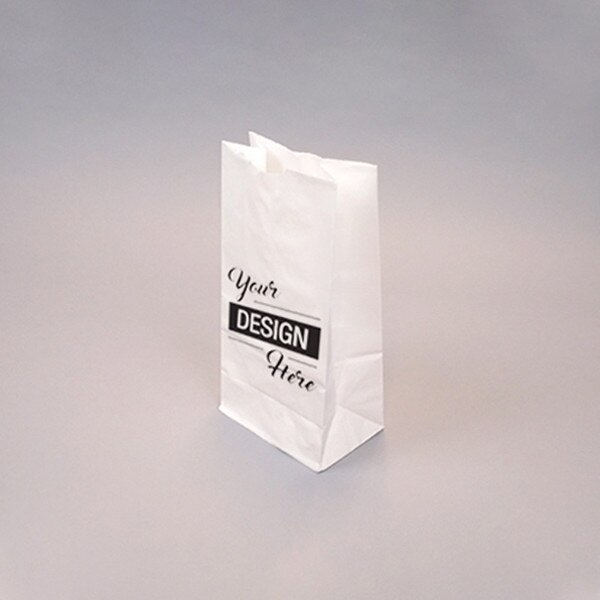 Custom-Printed White Kraft 2-lb Bag